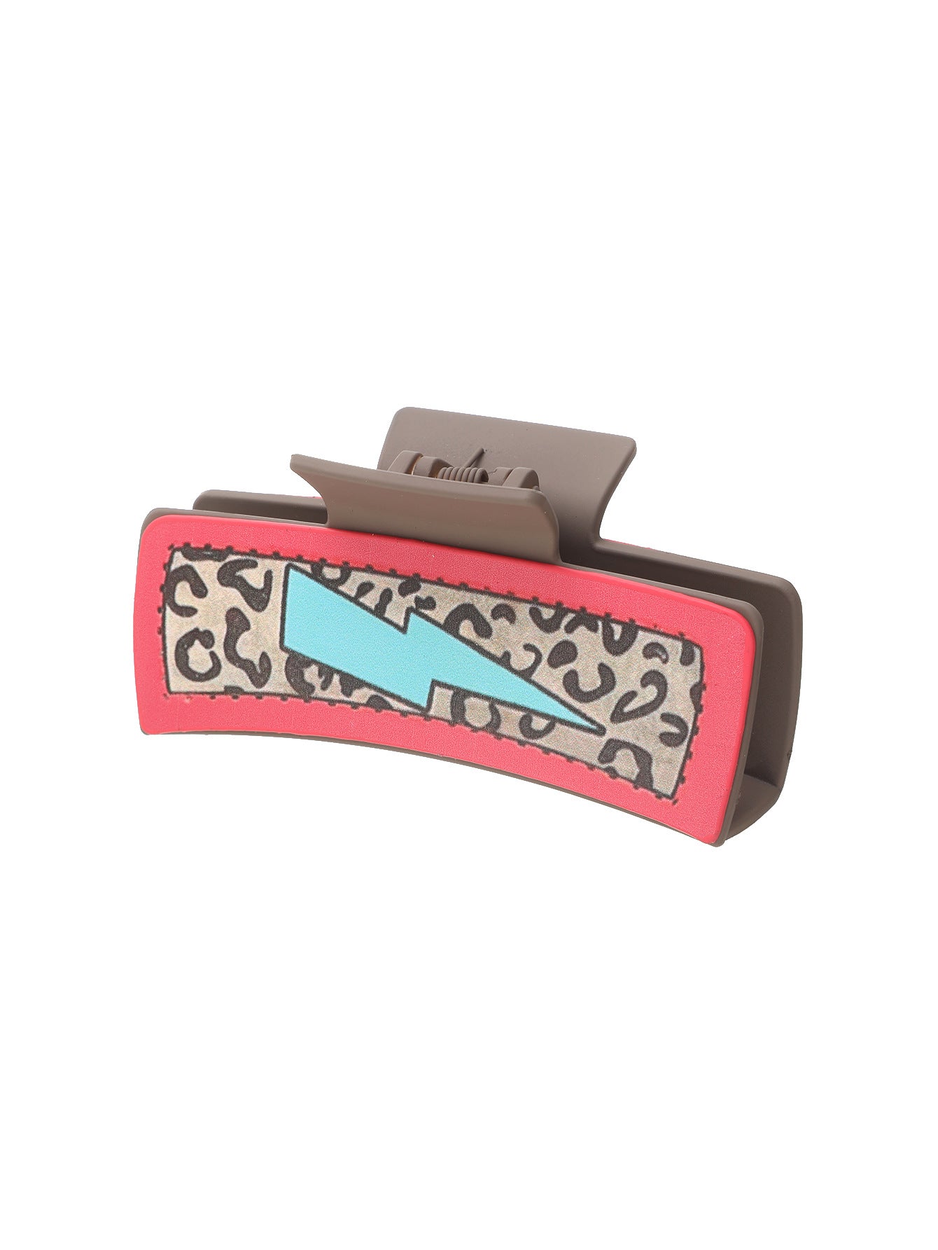 Wholesale Western Style MAMA Bull Cactus Leather Hair Clip Shark Clip Combination
